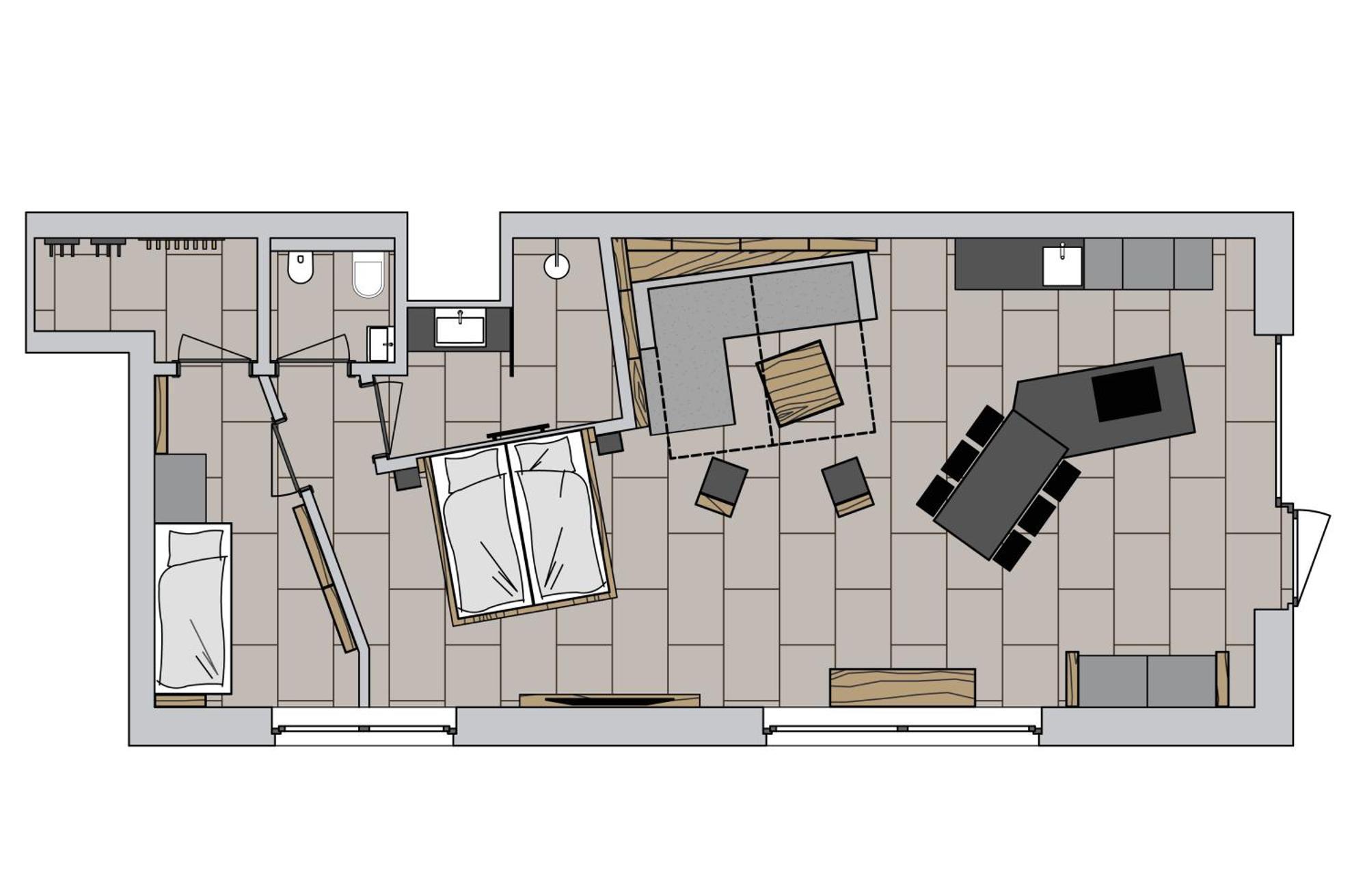 Appartement Bretterbude 萨尔巴赫 外观 照片